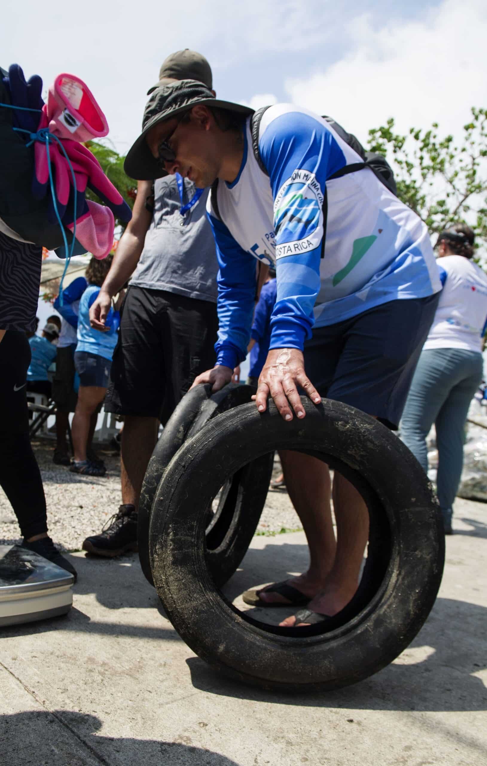 Limpieza de los voluntarios