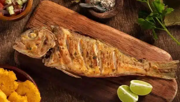 Delicioso pescado Frito 