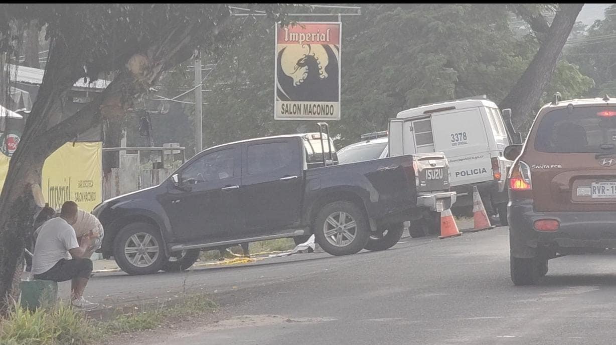 Bar en donde falleció el policía. 