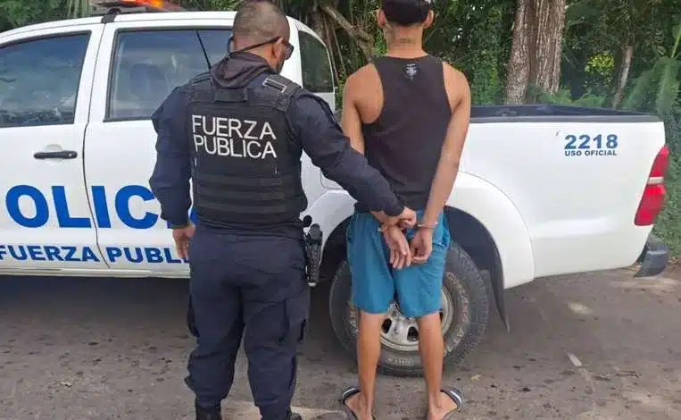 Detenido en Chomes de Puntarenas